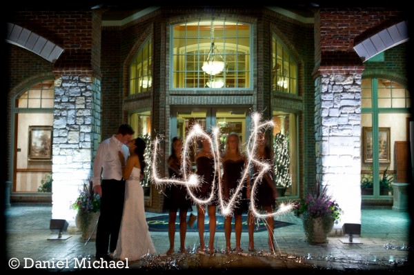 Drees Pavillion Sparklers Photography