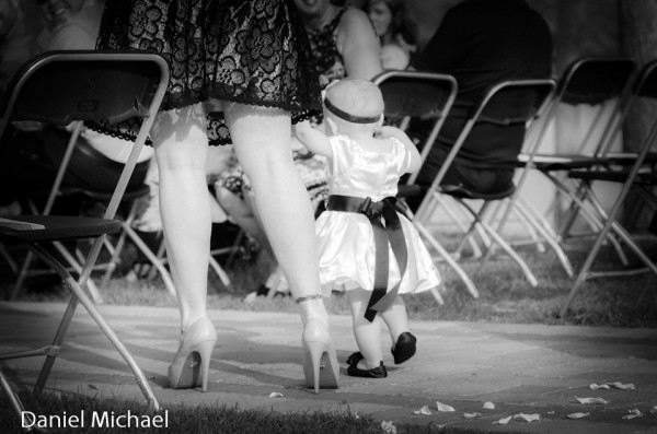 Flower Girl at Wedding Ceremony