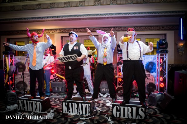 Naked Karate Girls Wedding Band