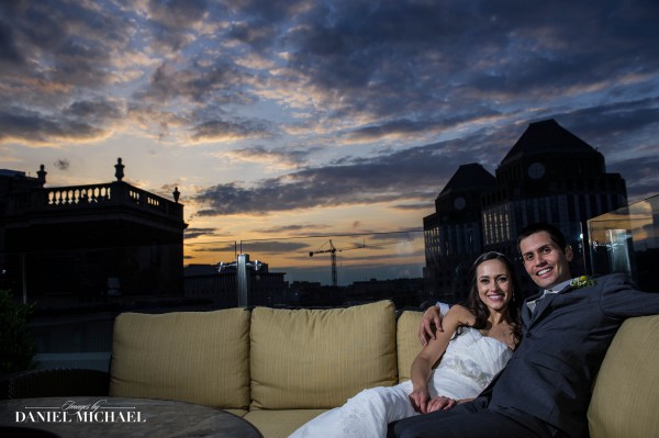 Residence Inn Wedding Photography on Rooftop