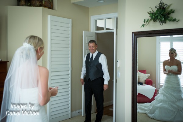 Reveal for Dad on Wedding Day