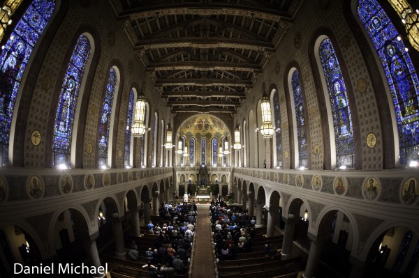 St. Monica St George Wedding ceremony