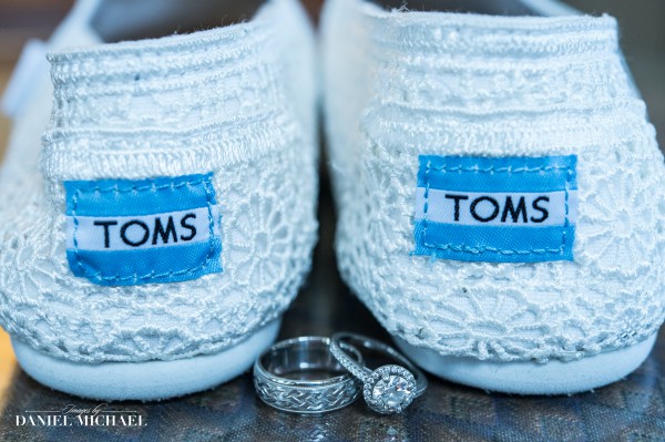 Toms Wedding Shoes with Rings
