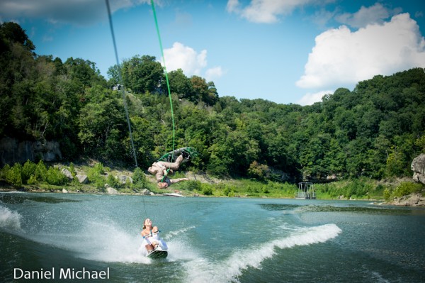Trash the Dress Wakeboarding