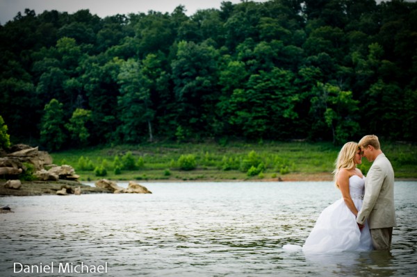 Trash the Dress in the Water