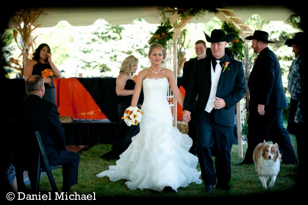 Wedding Ceremony with Dog Ring Bearer