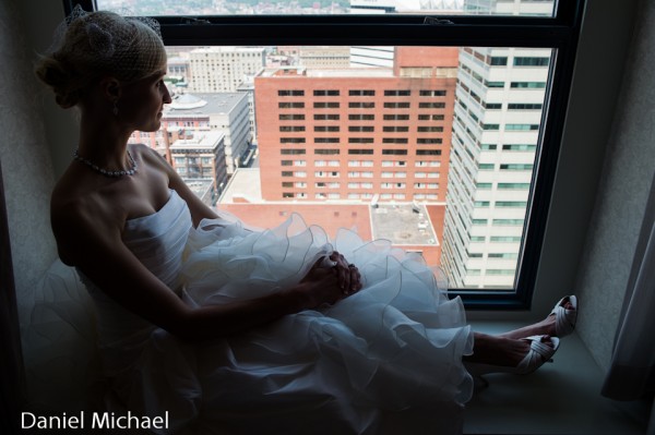 Wedding Photography Bride in Window