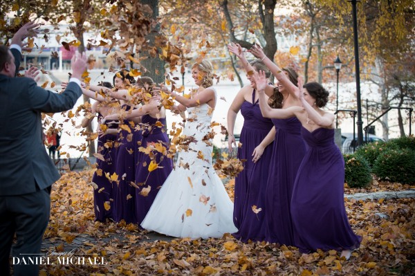 Wedding Photography Fall Leaves