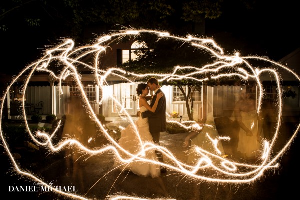 Wedding Photography with Sparklers at Bel-Wood